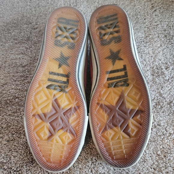 Converse Red Leather Varvatos size 8.5 - Picture 5 of 5